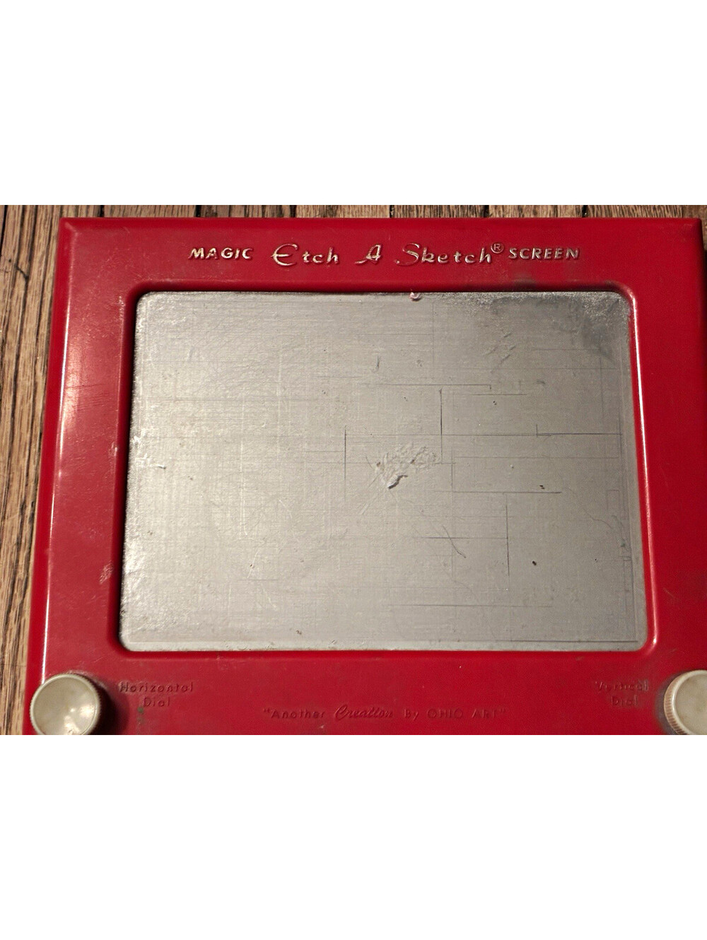 Ohio Art Magic Etch A Sketch Screen Model 505 Red Drawing Toy 2003 Vintage